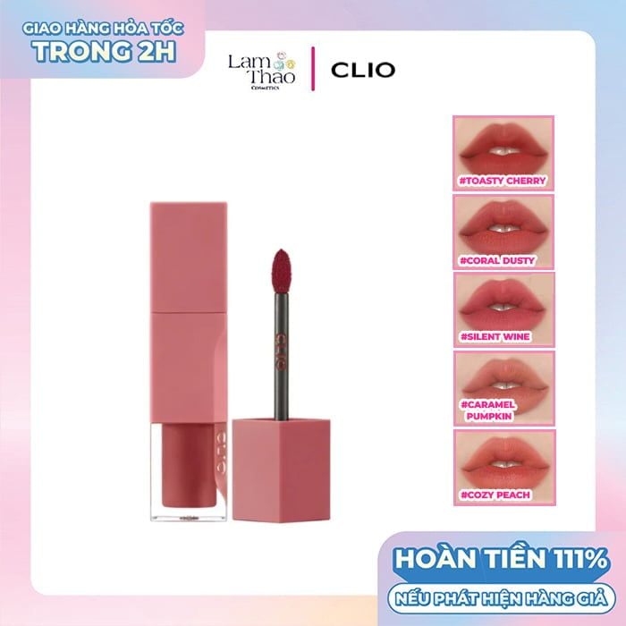 Son Kem Lì Clio Chiffon Blur Tint