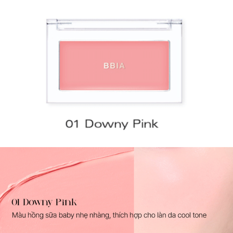  Má Hồng Dạng Kem Bbia Ready To Wear Downy Cheek 