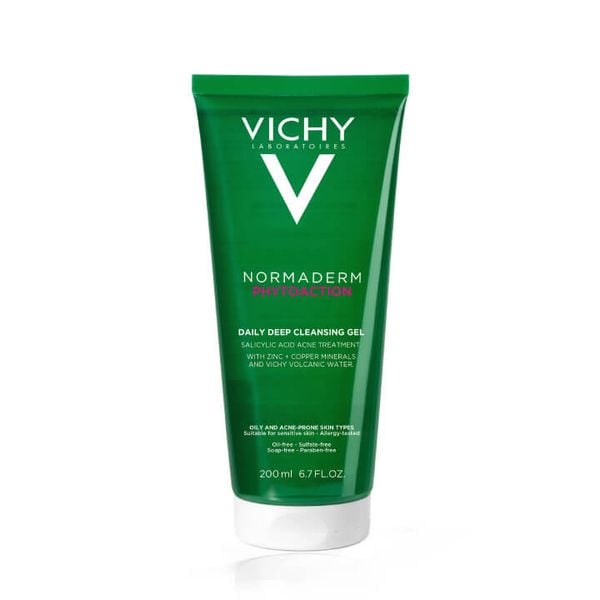 Gel Rửa Mặt Giảm Mụn Giảm Nhờn Vichy Normaderm Phytosolution Intensive Purifying Gel