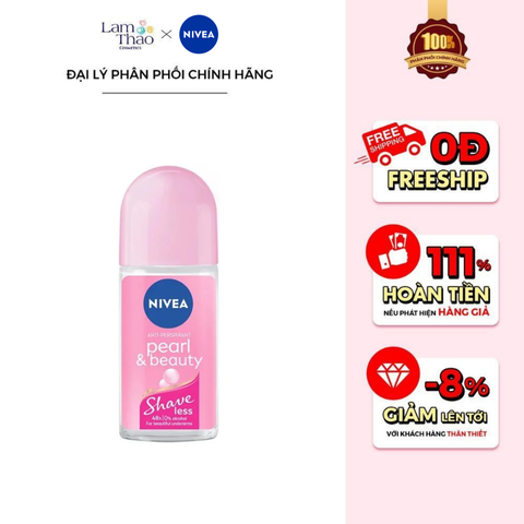  Lăn Khử Mùi Sáng Mịn Se Khít Lỗ Chân Lông Nivea 