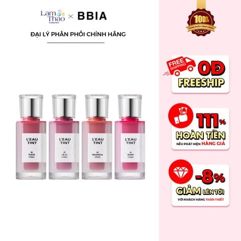  Son Tint Bóng Thuần Chay BBIA Gardenia Leau Tint 