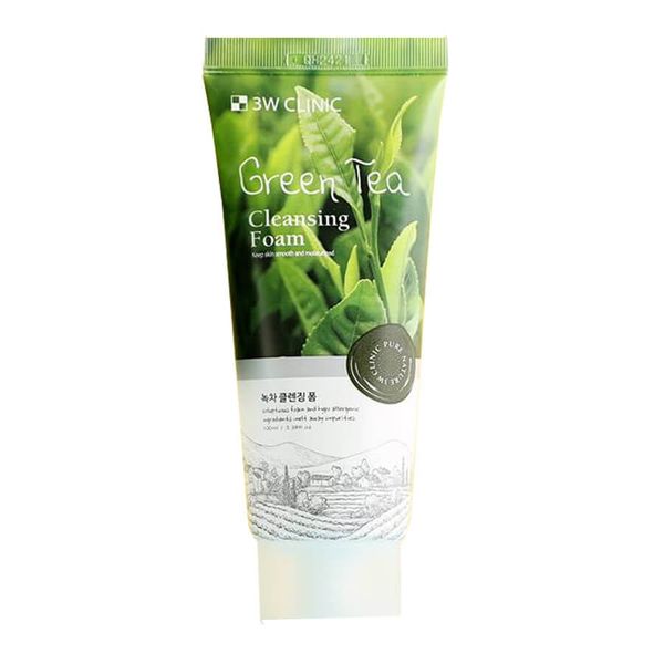 Sữa Rửa Mặt Chiết Xuất Trà Xanh 3W Clinic Green Tea Cleansing Foam