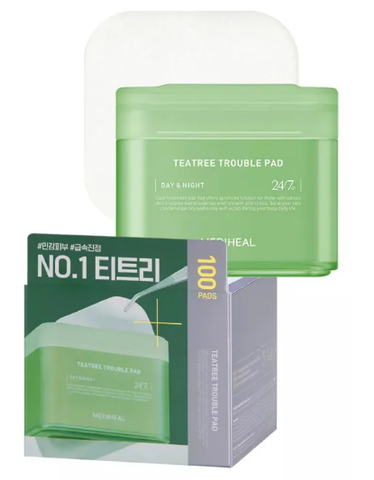  Toner Pad Hỗ Trợ Làm Dịu Da Mụn Mediheal Teatree Trouble Pad 