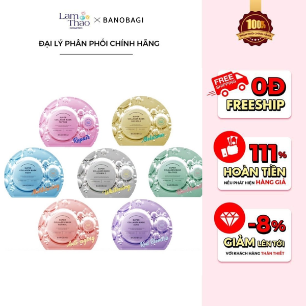 Mặt Nạ Dưỡng Trắng Banobagi Super Collagen Mask