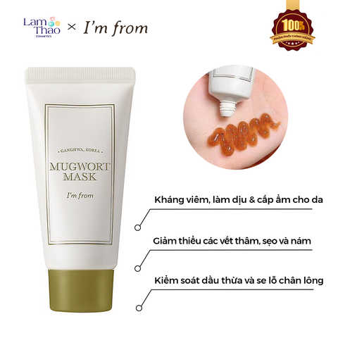  Mặt Nạ Dưỡng Da Dạng Kem I'm From Mugwort Mask 