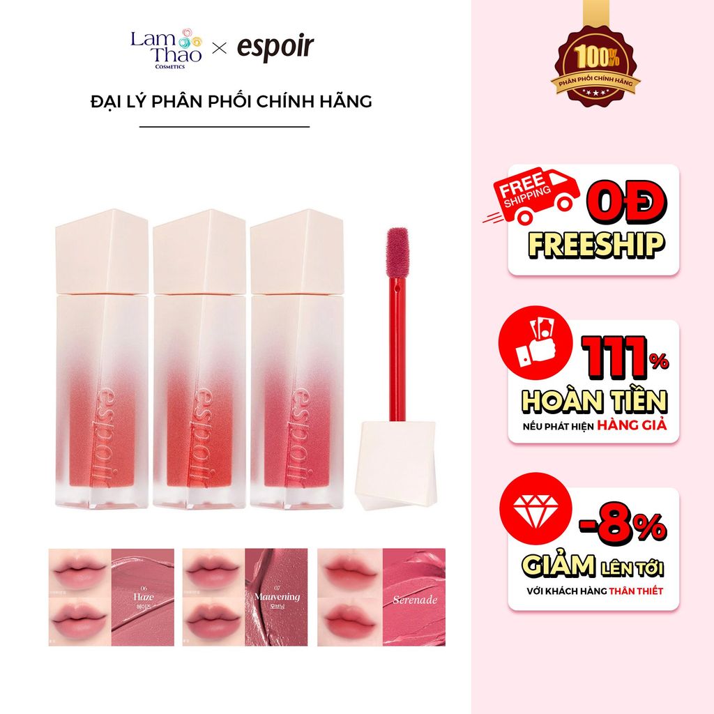 Son Kem Lì Espoir Couture Lip Tint Blur Velvet