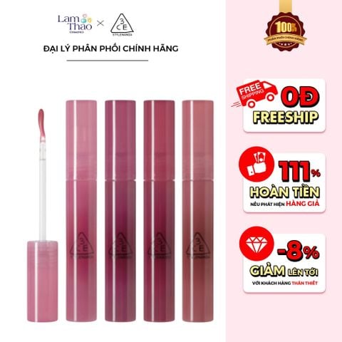  Son Bóng Căng Mọng 3CE Drop Glow Gel 
