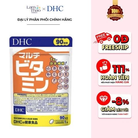  Viên Uống Vitamin Tổng Hợp Tăng Cường Sức Khỏe DHC Multi Vitamins 