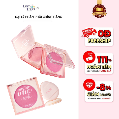  Má Hồng Clio Air Blur Whip Blush 
