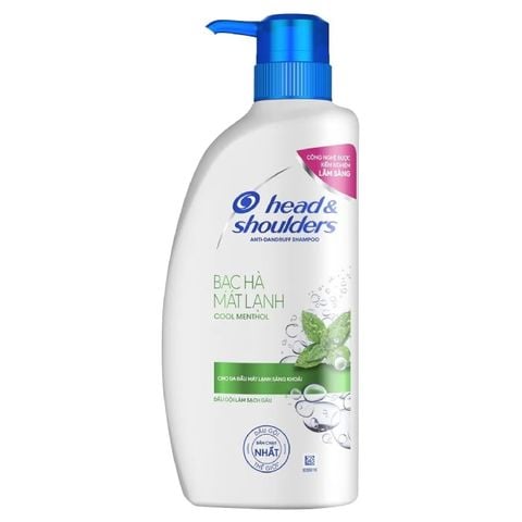  Dầu Gội Bạc Hà Mát Lạnh Head & Shoulders Anti-Drandruff Cool Menthol 