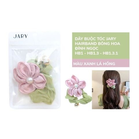  Dây Buộc Tóc Jary Hairband Bông Hoa Đính Ngọc 