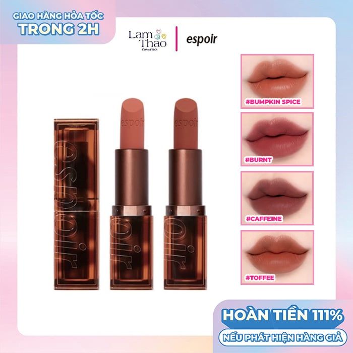 Son Lì Espoir Lipstick Nowear Capsule Dusky Brown