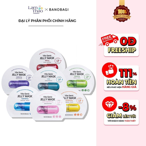  Mặt Nạ Dưỡng Da Banobagi Vita Genic Jelly Mask 