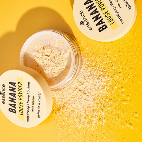  Phấn Phủ Bột Mịn Lỳ Lâu Trôi Essence Banana Loose Powder With Sponge 