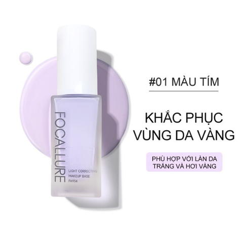  Kem Lót Hiệu Chỉnh Sắc Tố Da Focallure Light Correcting Makeup Base 
