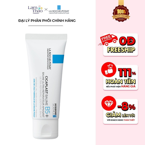  Kem Dưỡng Làm Dịu Mát, Phục Hồi Da La Roche-Posay Cicaplast Baume B5+ Ultra Reparateur Apaisant ( Phiên Bản Mới Nhất ) 