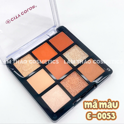  Phấn Mắt 9 Ô City Color Polka Dot Eye Shadow 
