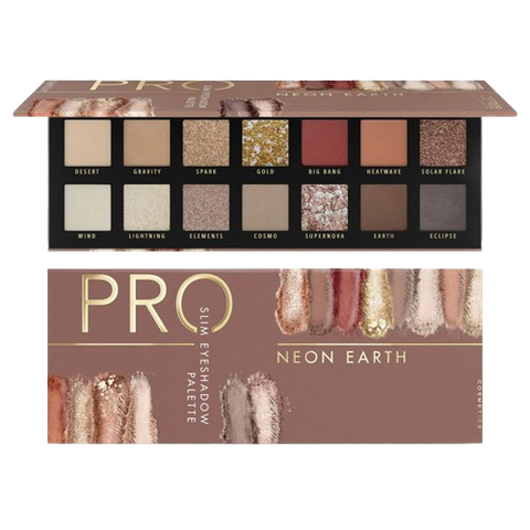 Phấn Mắt 14 Ô Catrice Pro Neon Earth Slim Eyeshadow Palette 
