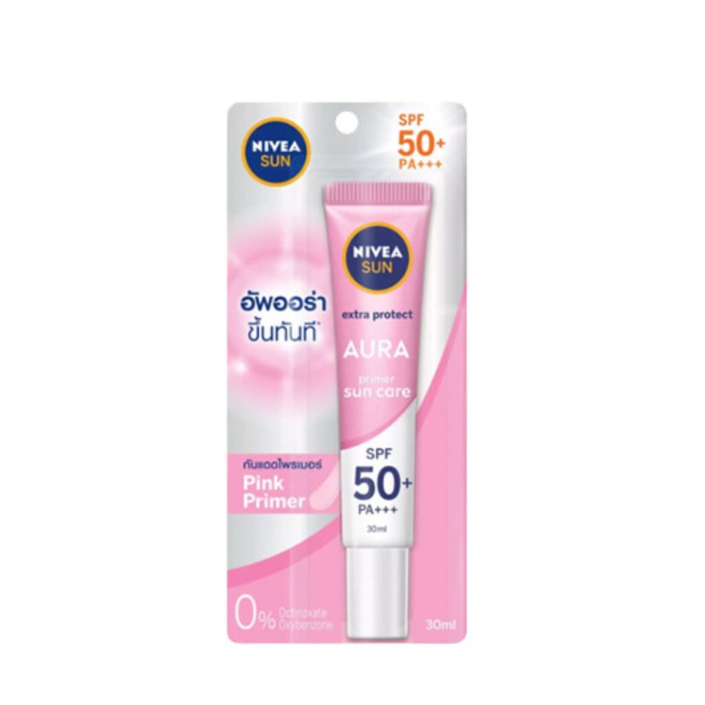 Tinh Chất Chống Nắng Sáng Da Tức Thì Nivea Sun Extra Protect Aura Primer Sun Care SPF50+ PA+++