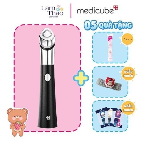  [MUA 1 TẶNG 5: 1 BĂNG ĐÔ + 1 BÔNG TẨY TRANG + 3 MASK]  Thiết Bị Căng Bóng Da, Ngậm Nước Medicube Age-R Booster-H 