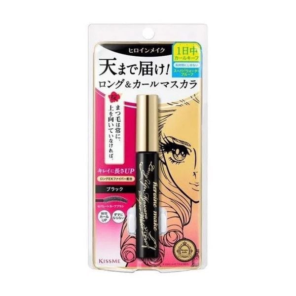 Mascara Làm Dài Và Cong Mi Tối Đa Kissme Heroine Make Long Up Mascara Super WP