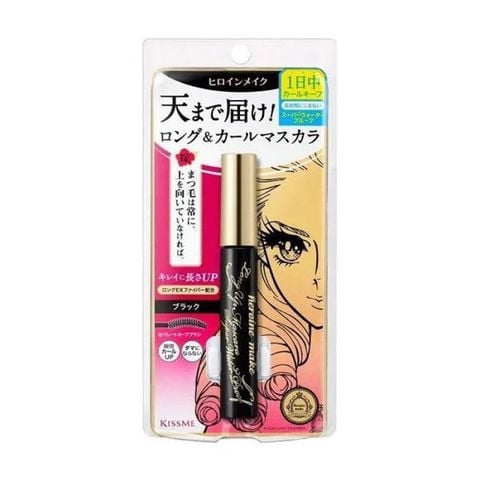  Mascara Làm Dài Và Cong Mi Tối Đa Kissme Heroine Make Long Up Mascara Super WP 