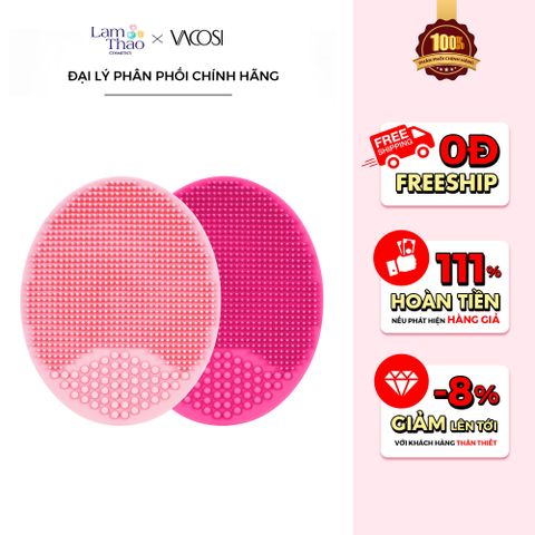 Miếng Rửa Mặt Silicone Đa Năng Vacosi Silicone Face Cleanser 