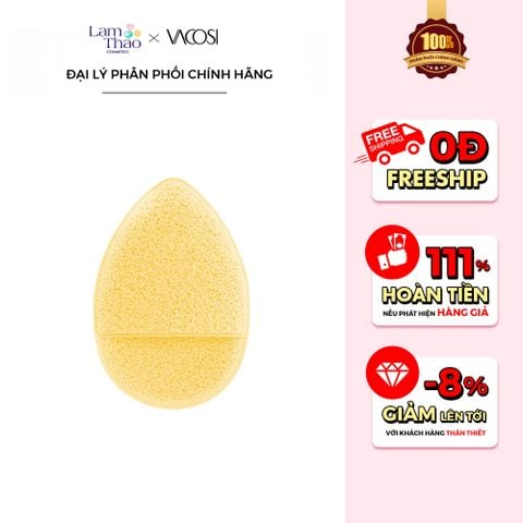  Bông Mút Rửa Mặt Vacosi Facial Cleansing Sponge 