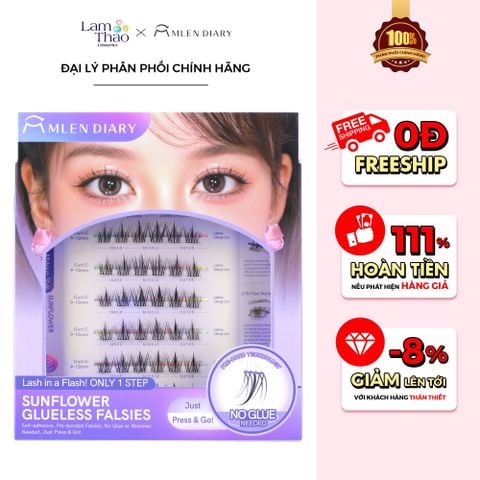  Mi Giả Tự Dính Không Dùng Keo Mlen Diary Glueless Falsies 