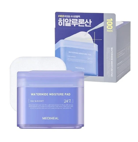  Toner Pad Hỗ Trợ Cấp Ẩm Chuyên Sâu Làm Dịu Da Mediheal Watermide Moisture Pad 