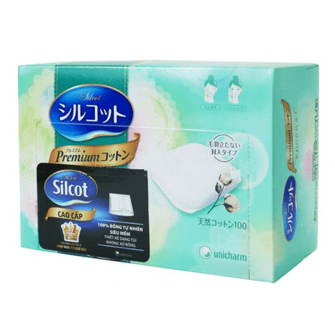  Bông Tẩy Trang Cao Cấp 66 Miếng Silcot Soft Touch Premium Cotton - Nhật Bản 