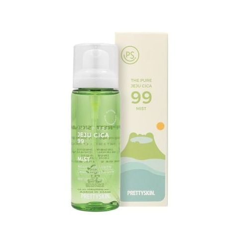  Xịt Khoáng Rau Má Pretty Skin The Pure Jeju Cica 99 Mist 