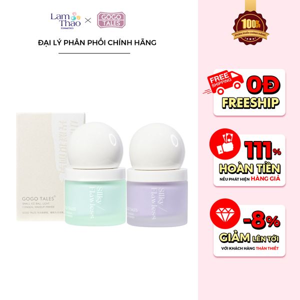 Kem Lót Triệt Sắc Che Khuyết Điểm Gogo Tales Small Ice Ball Light Conceal Makeup Primer