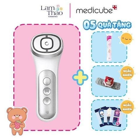  [MUA 1 TẶNG 5: 1 BĂNG ĐÔ + 1 BÔNG TẨY TRANG + 3 MASK] Thiết Bị Tăng Sinh Collagen Medicube Age-R Ussera Deep Shot 