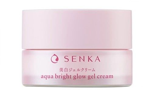 Kem Dưỡng Sáng Da, Mờ Thâm Ban Đêm Senka Aqua Bright Glow Gel Cream