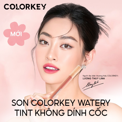  Son Kem Lì Siêu Mịn Môi Colorkey Soft Matte Water Tint 