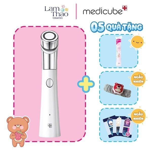 [MUA 1 TẶNG 5: 1 BĂNG ĐÔ + 1 BÔNG TẨY TRANG + 3 MASK]  Thiết Bị Se Khít Lỗ Chân Lông Medicube Age-R Ats Air Shot