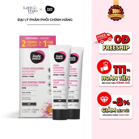  Kem Tẩy Lông Body Natur Hair Removal Cream Moisturizing Body Sensitive Skin 