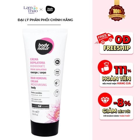  Kem Tẩy Lông Body Natur Hair Removal Cream Moisturizing Body Sensitive Skin 