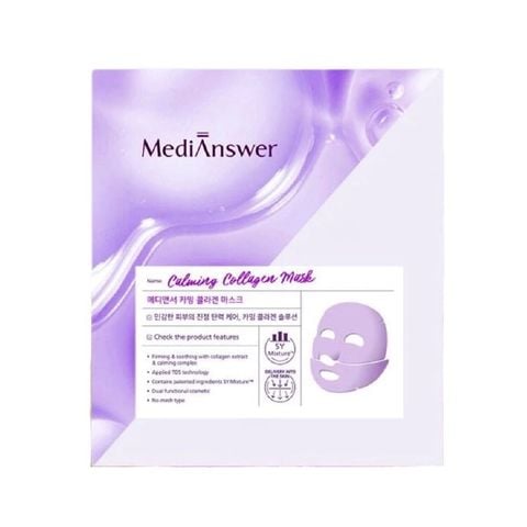  Mặt Nạ Thạch Hỗ Trợ Phục Hồi Chống Lão Hoá MediAnswer Calming Collagen Mask 
