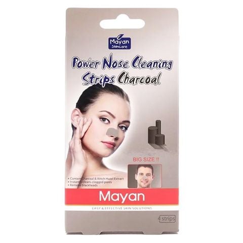  Miếng Dán Lột Mụn Mũi 4 Miếng Mayan 