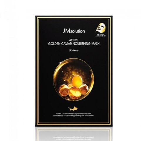  Mặt Nạ Cá Tầm Vàng Dưỡng Ẩm Và Săn Chắc Da JM Solution Active Golden Caviar Nourishing Mask Prime 