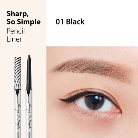  Chì Kẻ Mắt Clio Sharp So Simple Waterproof Pencil Liner 