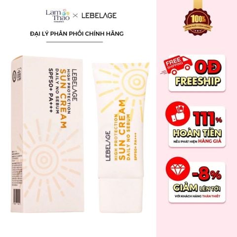  Kem Chống Nắng Lebelage High Protection Sun Cream SPF50+PA+++ 