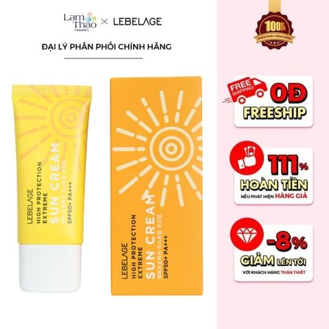  Kem Chống Nắng Lebelage High Protection Sun Cream SPF50+PA+++ 