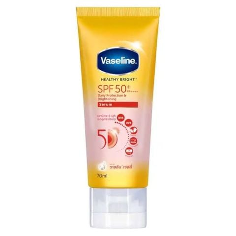  Sữa Dưỡng Thể Trắng Da Toàn Thân Chống Nắng Vaseline Healthy Bright Sun + Pollution Protect SPF 50+ PA++++ 
