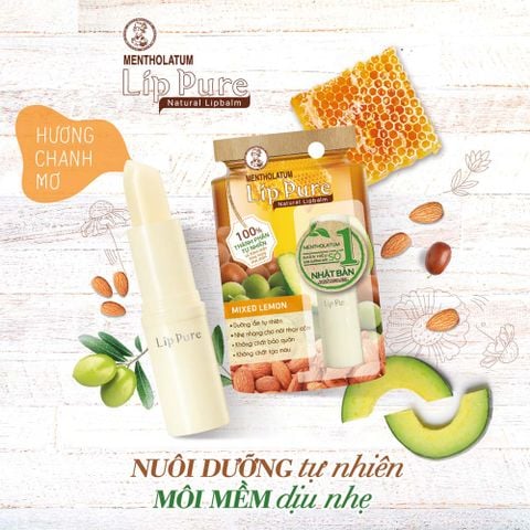  Son Dưỡng Lip Pure Natural Lipbalm 
