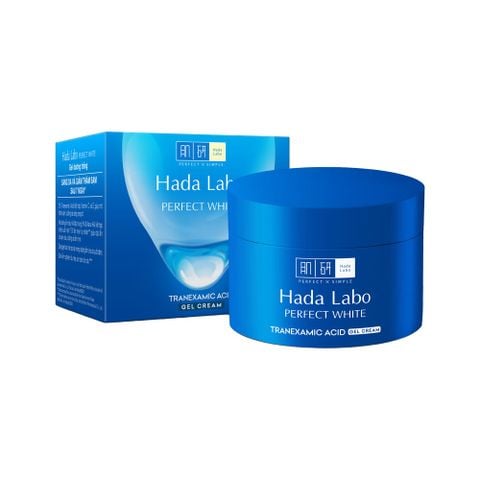  Gel Dưỡng Sáng Da Chuyên Sâu, Hỗ Trợ Giảm Thâm Sạm Hada Labo Perfect White Tranexamic Acid Gel Cream 