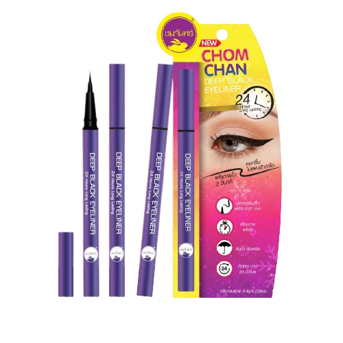 Bút Kẻ Mắt Chomchan Deep Black Eyeliner 24 Hour Long Lasting