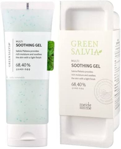  Gel Dưỡng Cấp Ẩm Đa Năng Phục Hồi Cho Da Nhạy Cảm Meideme Green Salvia Multi Soothing Gel 